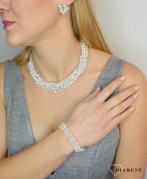 Bransoletka Srebrna Swarovski Jewellery✓Bransoletka srebrna w Sklepie z Biżuterią zegarki-diament.pl✓Piękna i Elegancka Bransoletka dla Kobiet✓Biżuteria ślubna✓Srebro 2.JPG